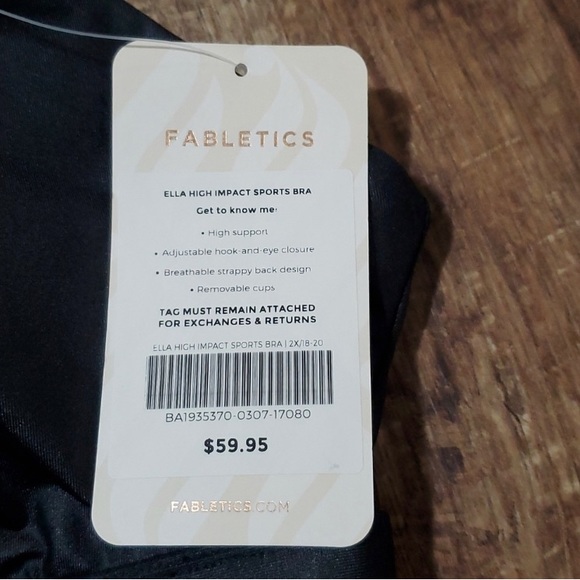 2 Fabletics athletic bras size XXL (18/20) - Picture 2 of 8